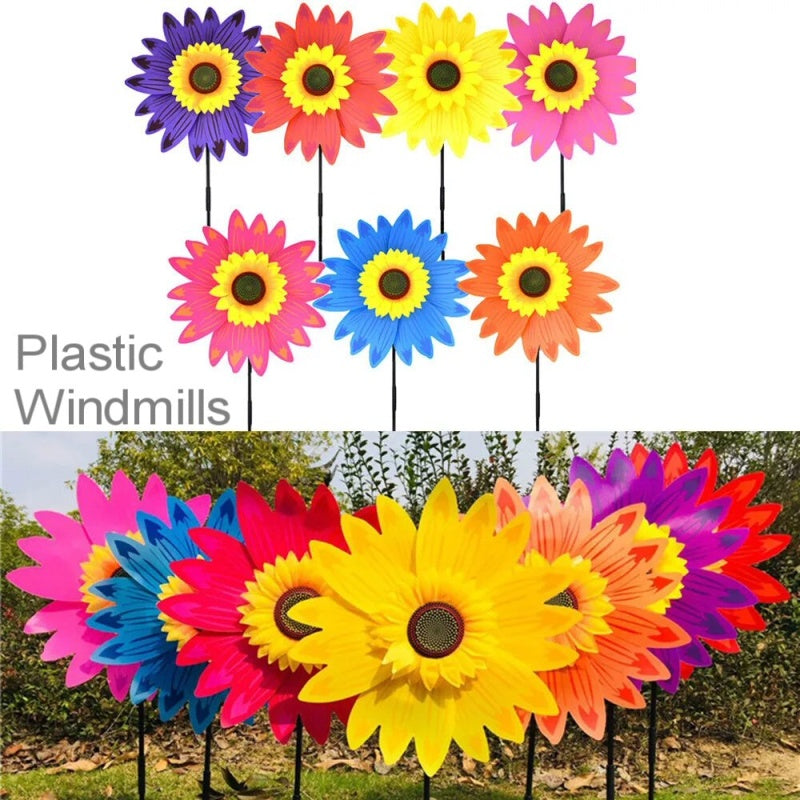 Flower Windmill Asst