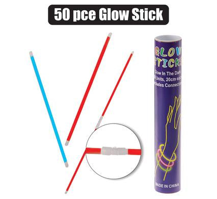 Glow Sticks with Connectors 50 Pce