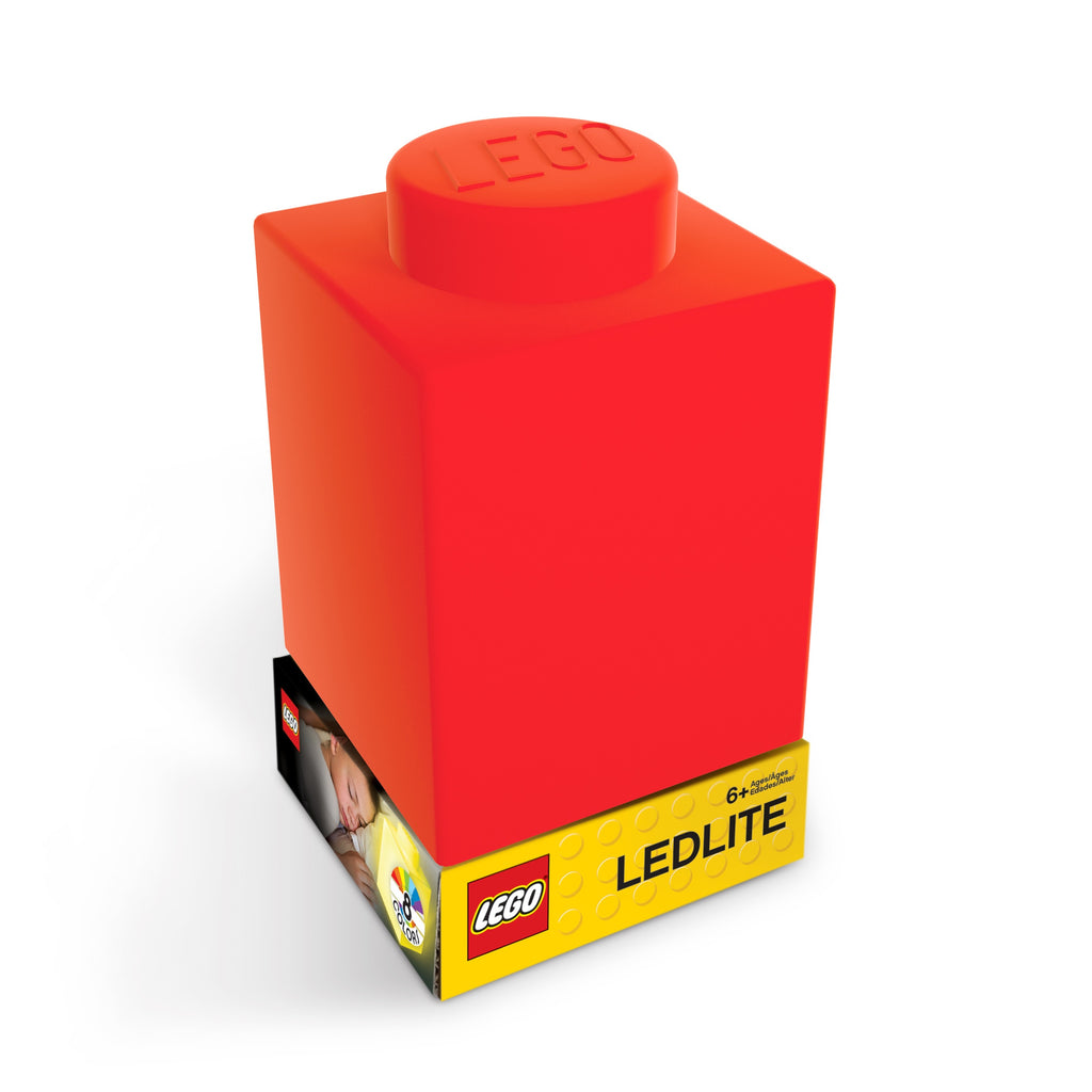 LEGO Iconic 1x1 Silicone Brick Nitelite - Red