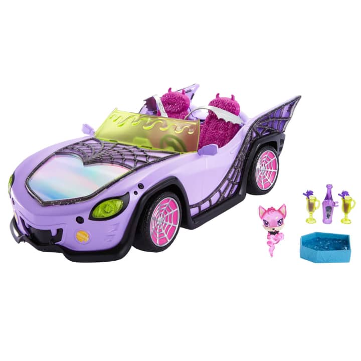 Monster High Ghoul Mobile with Pet and Cooler Accessories