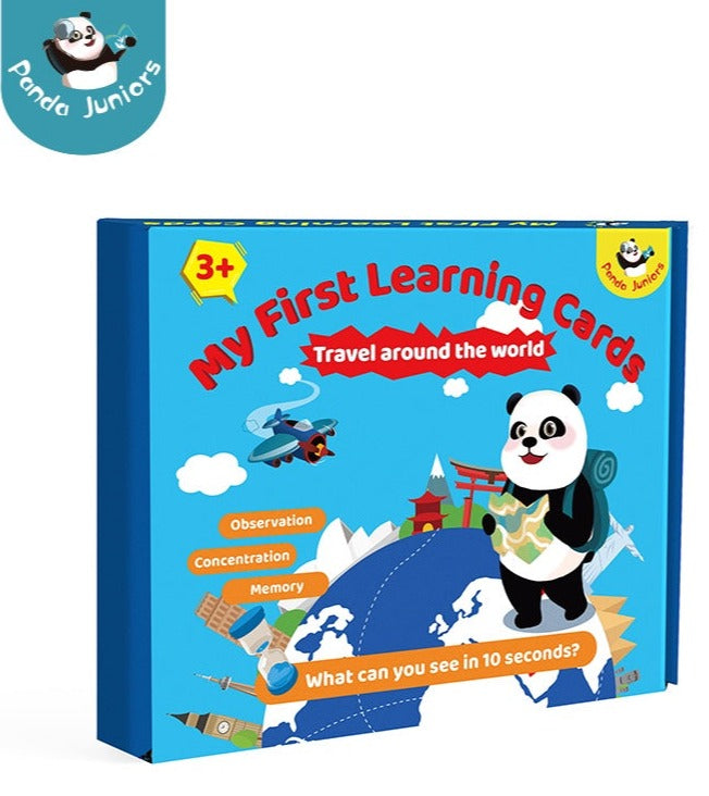 Panda Junior My first Learning Cards - Travel Around the World