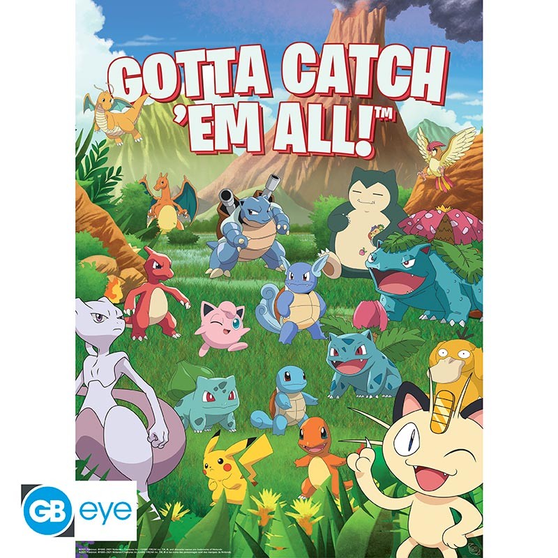Pokémon - Set 2 Chibi Posters - Environments- Set 2 Chibi Posters - Environments