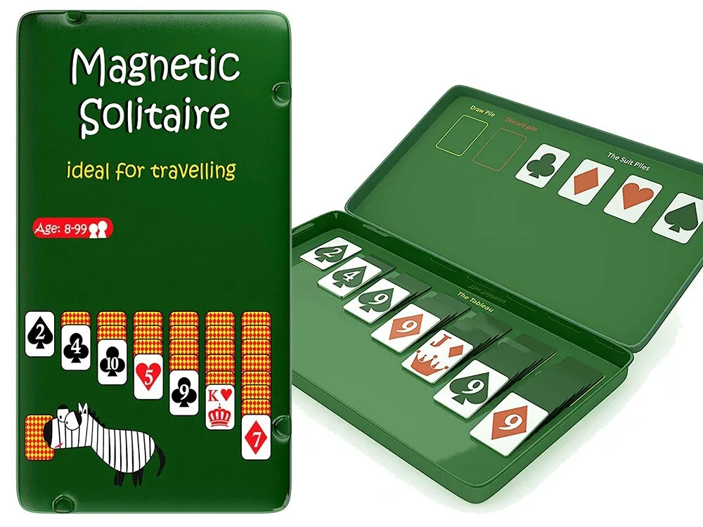 Purple Cow Magnetic Games - Solitaire