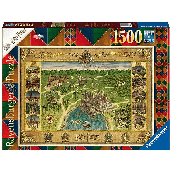 Ravensburger Hogwarts Map 1500 Piece Puzzle