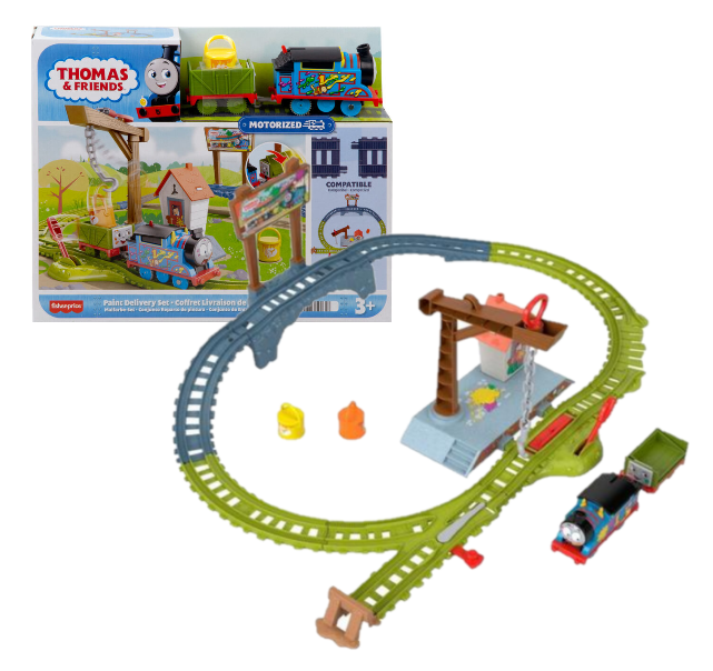 Thomas & Friends Thomas & Friends Paint Delivery Motorized Train And Track Set