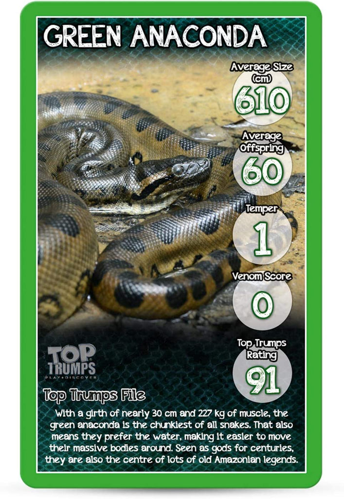 Top Trumps Snakes