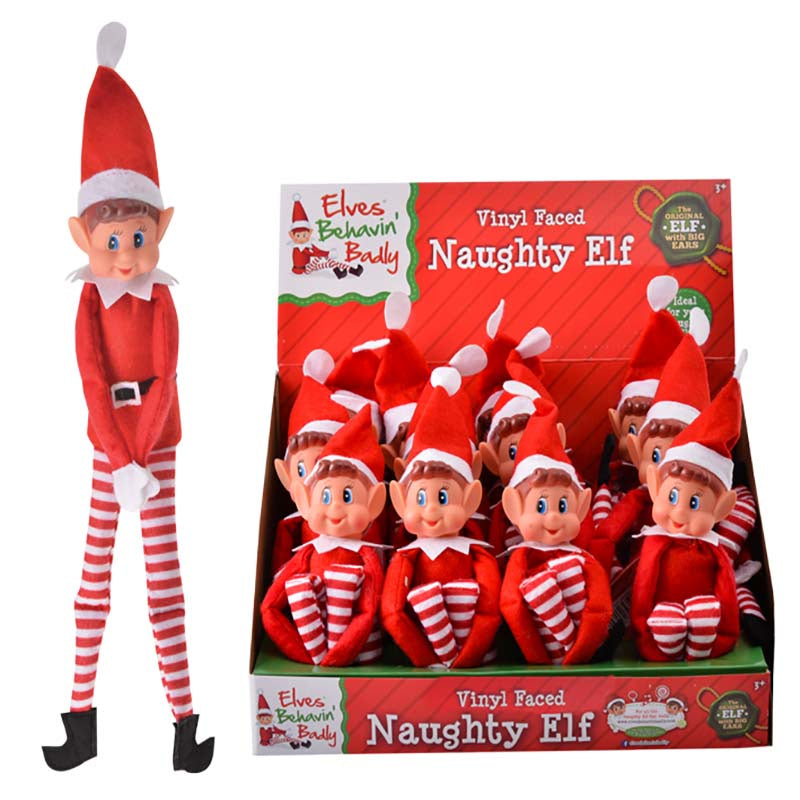 Elvie The Naughty Elf 30cm each