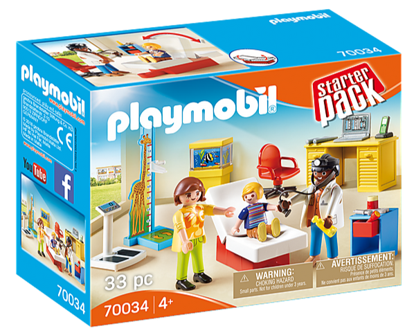70034 Playmobil Starter Pack Pediatrician's Office