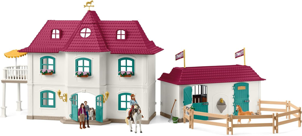 42706 Schleich Horse Club - Lakeside Country House and Stable Set (179 Pieces)