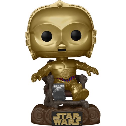 609 FUNKO POP! SW:ROTJ 40TH-C3P0 IN CHAIR