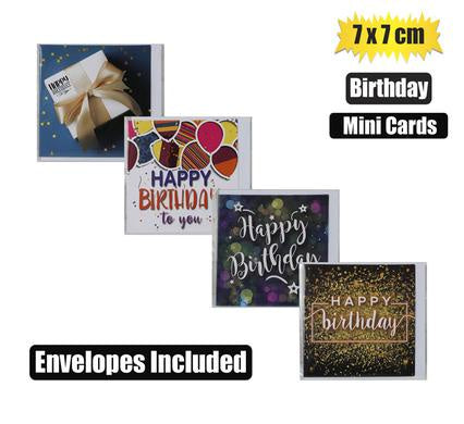 Card Mini Birthday Asst Each