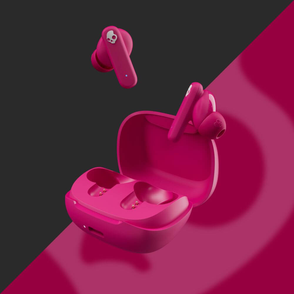 Skullcandy Smokin Buds in-Ear Wireless Earbuds - Pink - S2TAW-S968