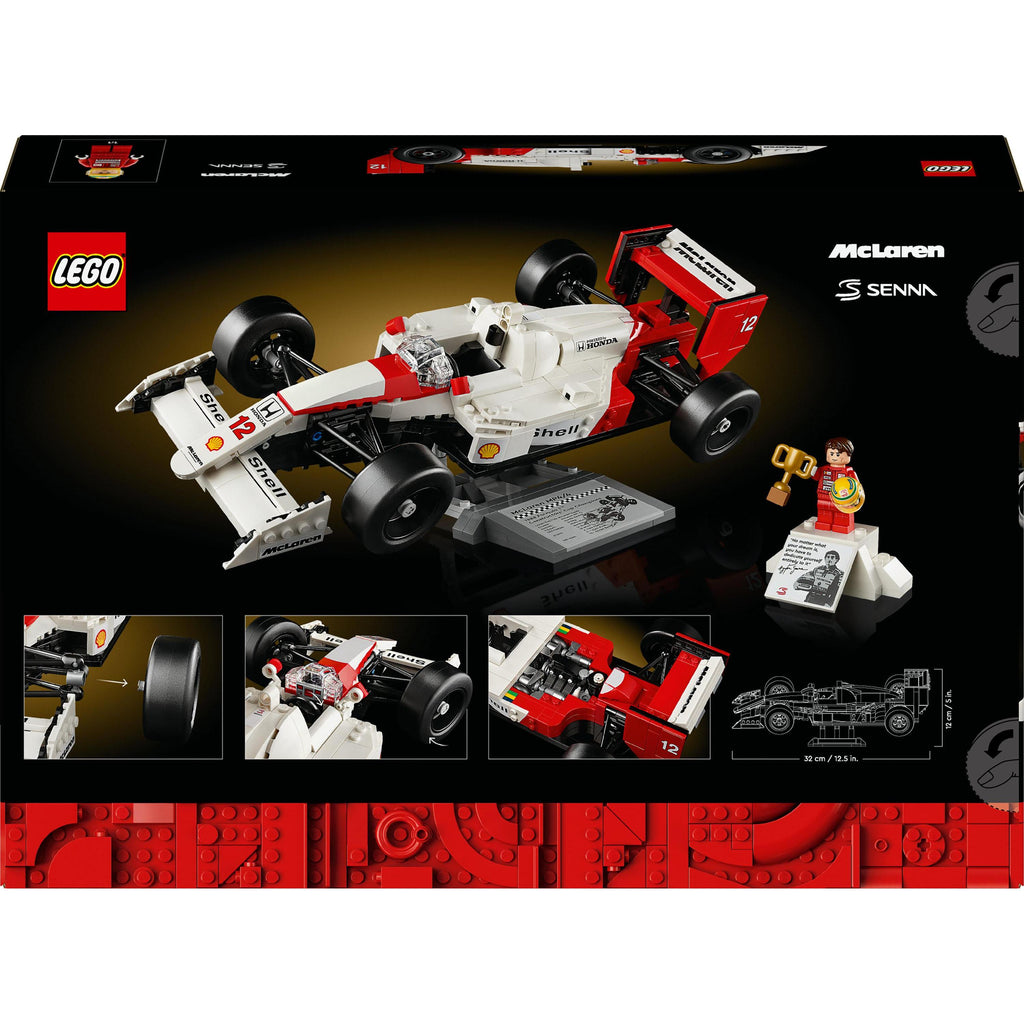 LEGO® ICONS McLaren MP4/4 & Ayrton Senna Set for Adults 10330