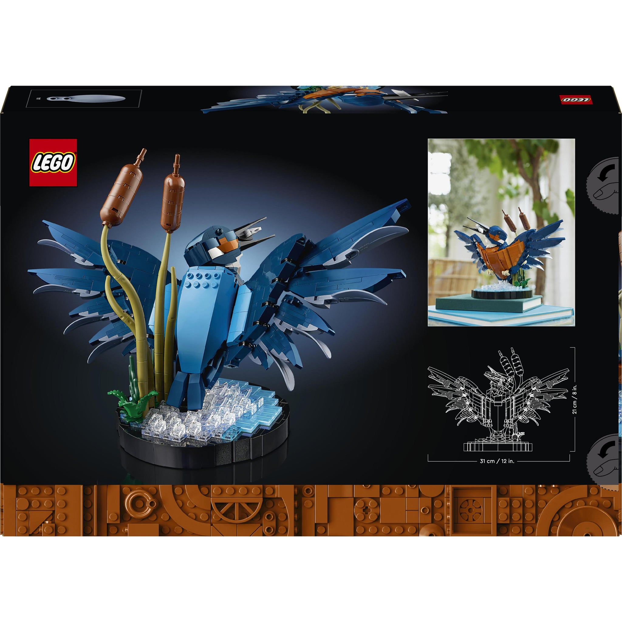 LEGO® ICONS Kingfisher Bird Building Kit for Adults 10331 – Pops Toys