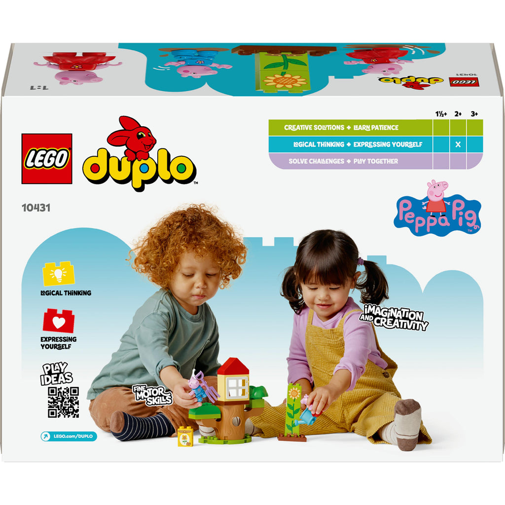 LEGO® DUPLO® Peppa Pig Garden and Tree House Toddler Toy 10431