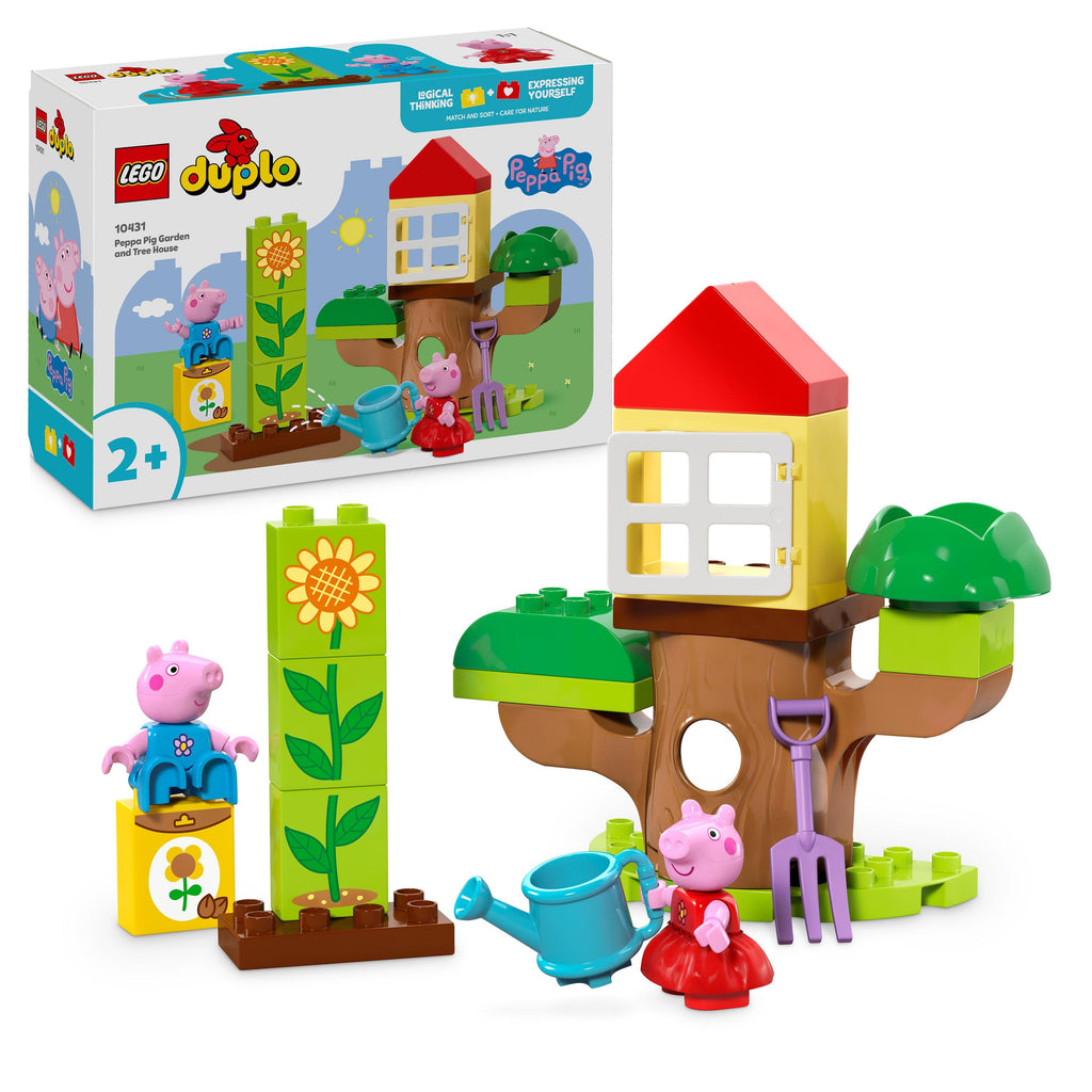 LEGO® DUPLO® Peppa Pig Garden and Tree House Toddler Toy 10431