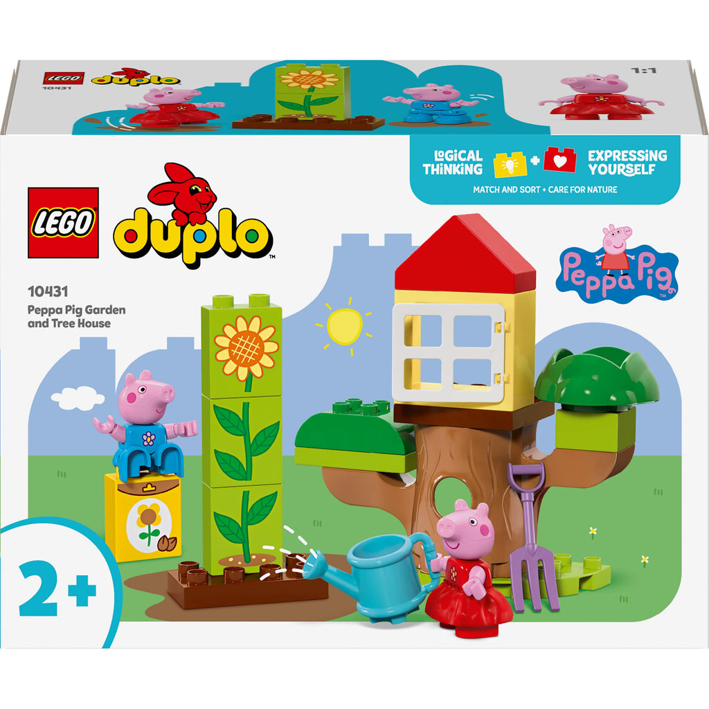 LEGO® DUPLO® Peppa Pig Garden and Tree House Toddler Toy 10431