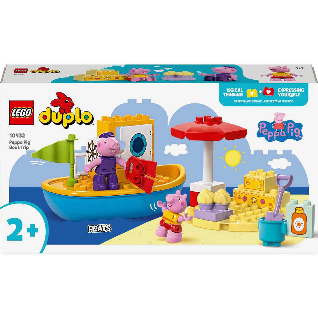 LEGO® DUPLO® Peppa Pig Boat Trip Toy for Toddlers 10432