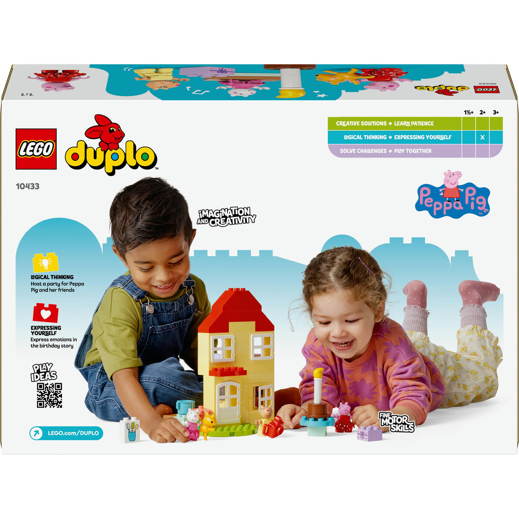 LEGO® DUPLO® Peppa Pig Birthday House Toy for Toddlers 10433