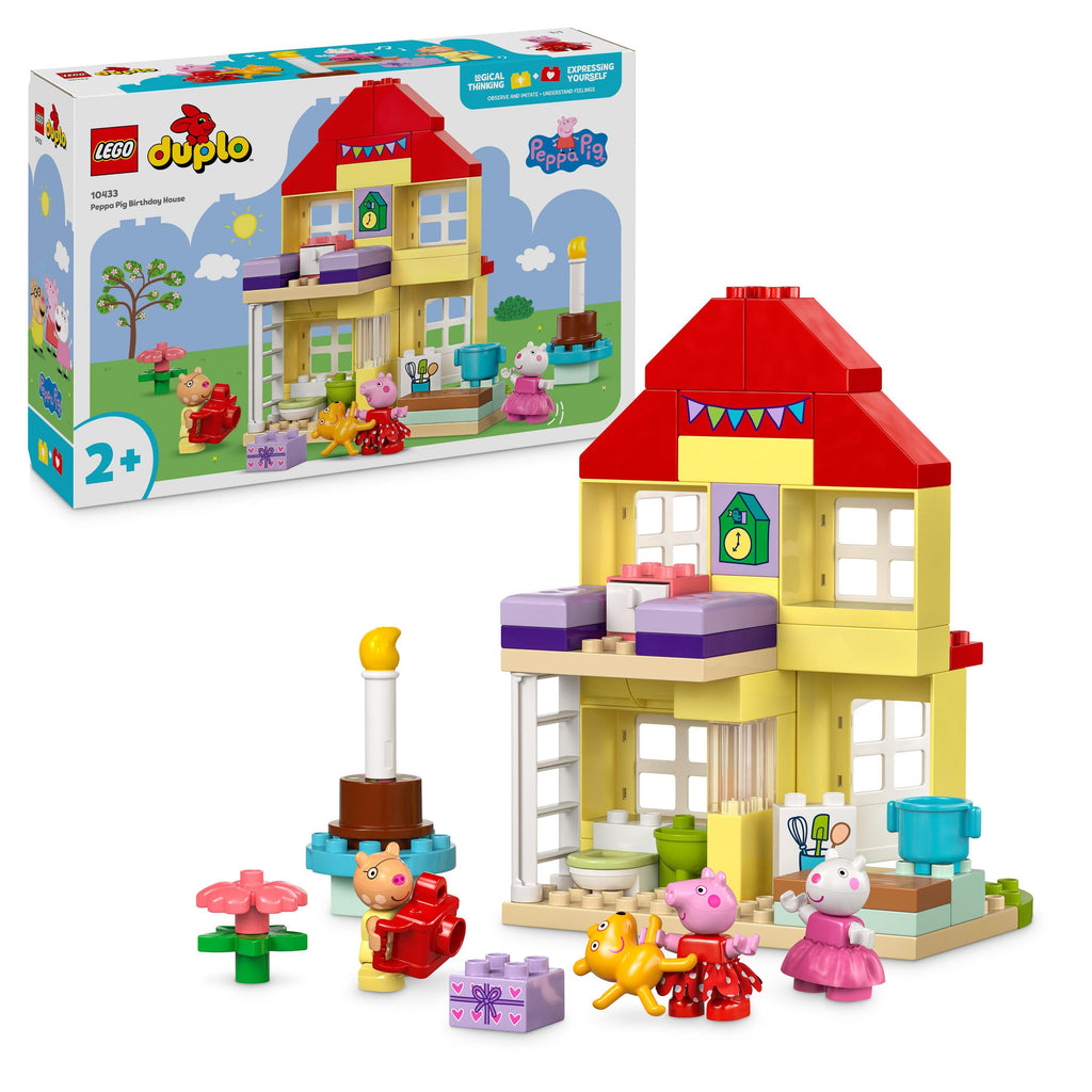 LEGO® DUPLO® Peppa Pig Birthday House Toy for Toddlers 10433