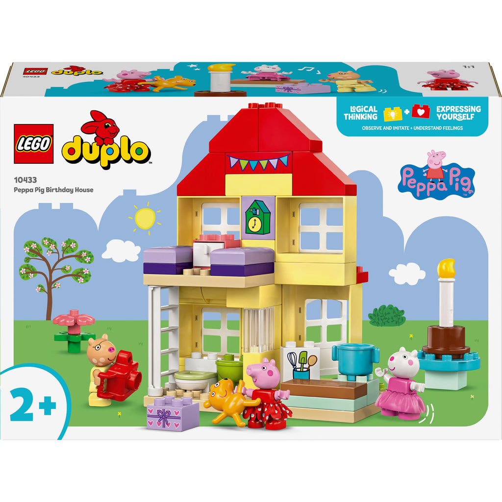 LEGO® DUPLO® Peppa Pig Birthday House Toy for Toddlers 10433