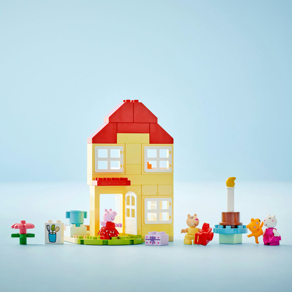 LEGO® DUPLO® Peppa Pig Birthday House Toy for Toddlers 10433