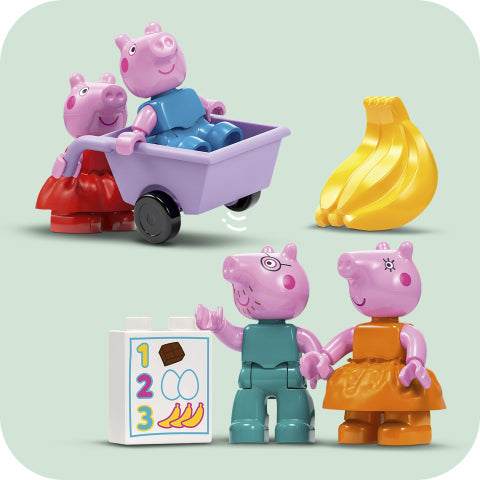 LEGO® DUPLO® Peppa Pig Supermarket Toy with Figures 10434