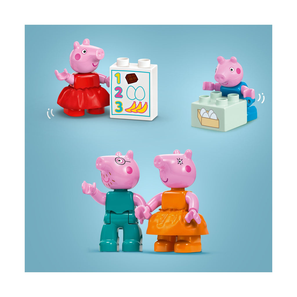 LEGO® DUPLO® Peppa Pig Supermarket Toy with Figures 10434