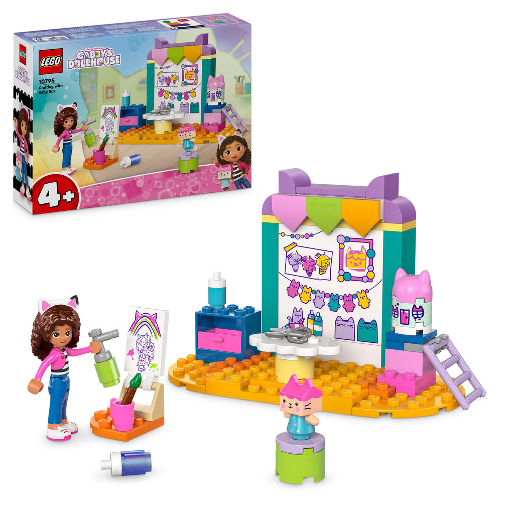 LEGO® Gabby's Dollhouse™ Dollhouse Crafting with Baby Box Toy 10795