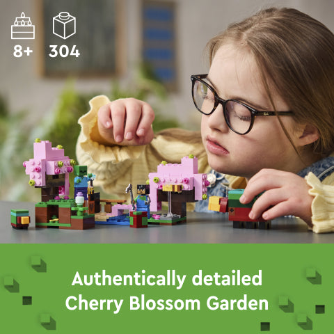 LEGO® Minecraft® The Cherry Blossom Garden Building Toy 21260