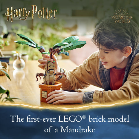 LEGO® Harry Potter™ Mandrake Magical Plant Toy Figure 76433