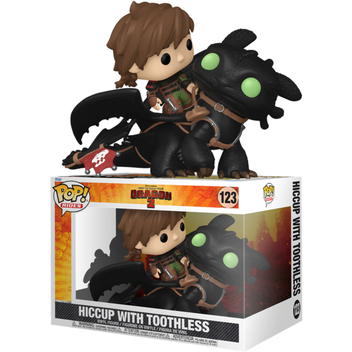 123 Funko POP! How to Train Your Dragon 2 - Hiccup with Toothless