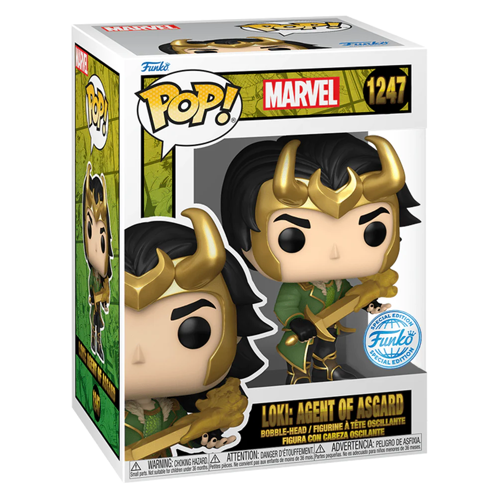 1247 Funko POP! Marvel Comics - Agent of Asgard Loki