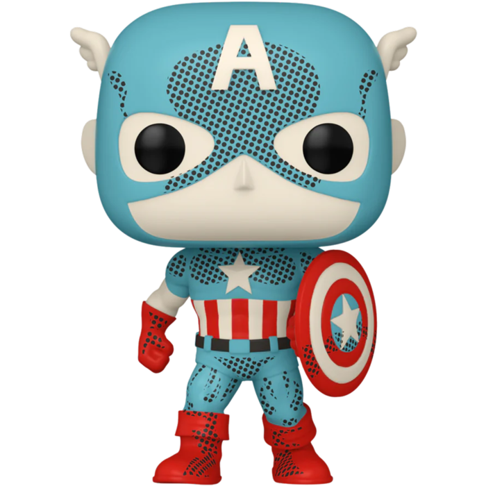 1319 Funko POP! Marvel - Retro Reimagined Captain America Disney 100th