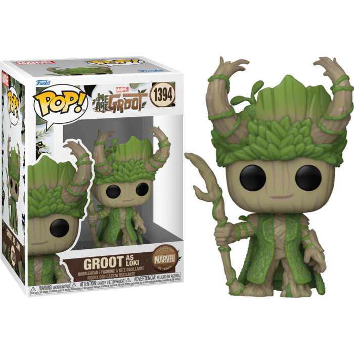 1394 Funko POP! Marvel 85th Anniversary We Are Groot - Groot as Loki