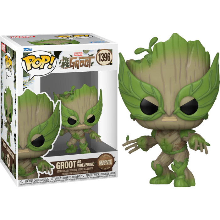 1396 Funko POP! Marvel 85th Anniversary We Are Groot - Groot as Wolverine