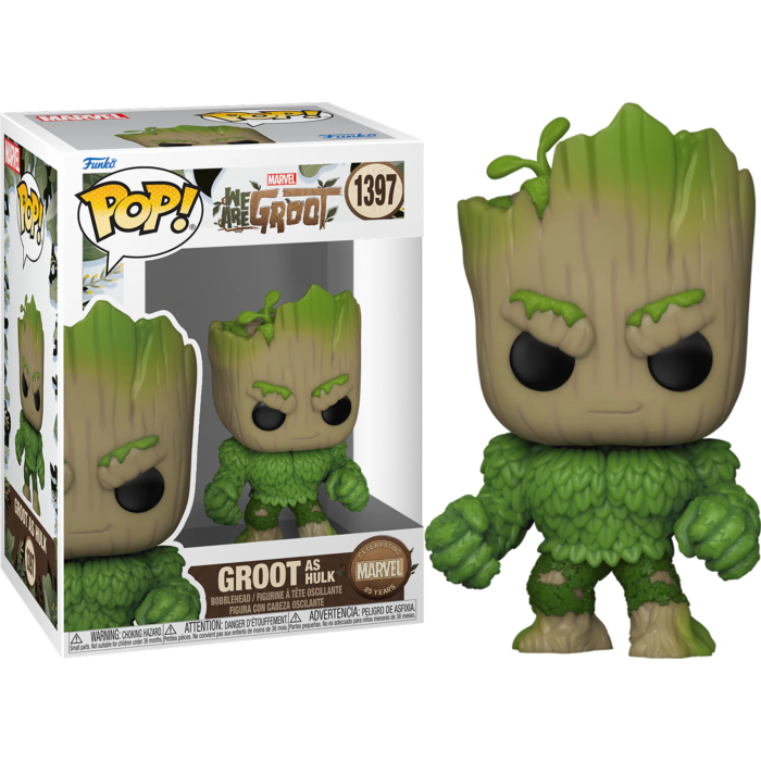 1397 Funko POP! Marvel 85th Anniversary We Are Groot - Groot as Hulk