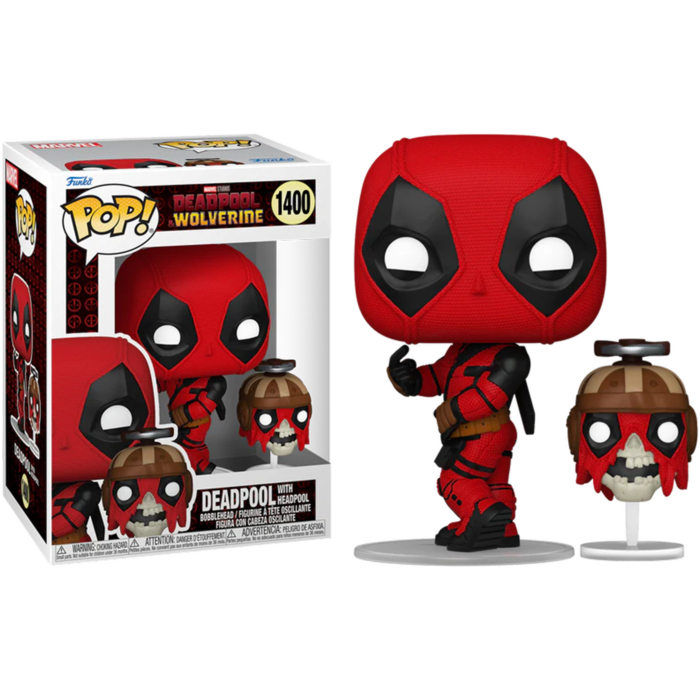 1400 Funko POP! Deadpool & Wolverine (2024) - Deadpool with Headpool