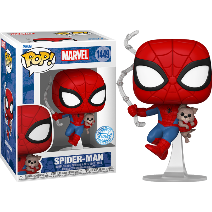 1449 Funko POP! Marvel - Spider-Man with Sandwich the Dog