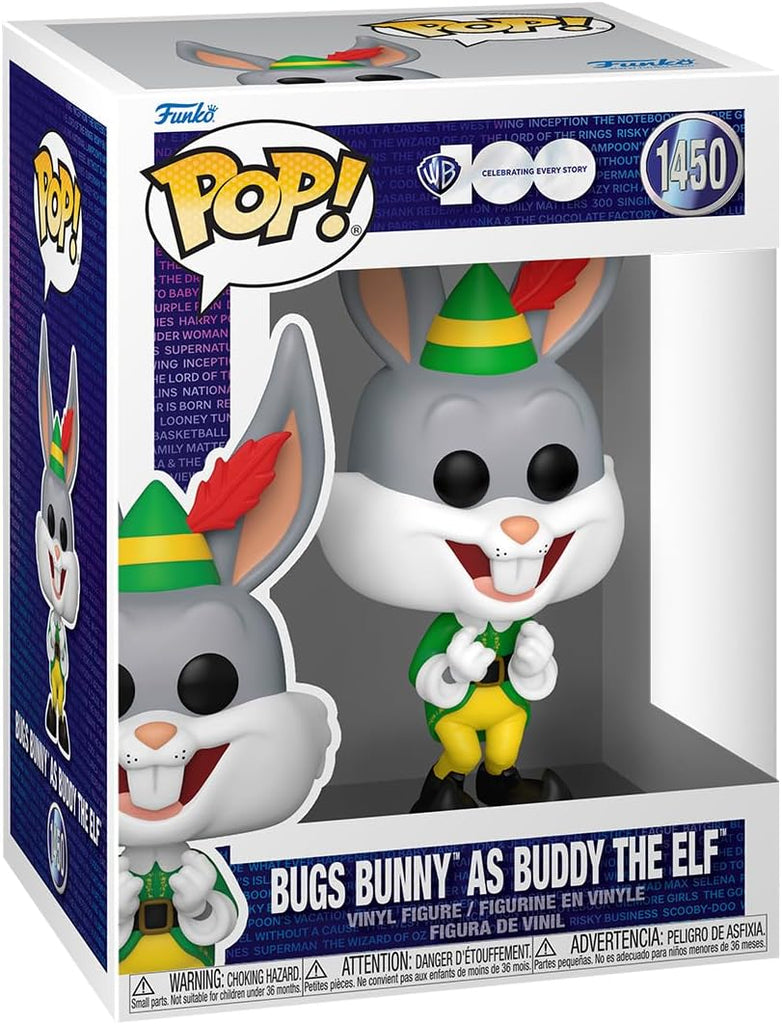1450 Funko POP! Looney Tunes - Bugs as Buddy the Elf Warner Brothers 100th