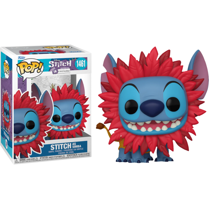 1461 Funko POP! Disney Stitch in Costume - Stitch as Simba