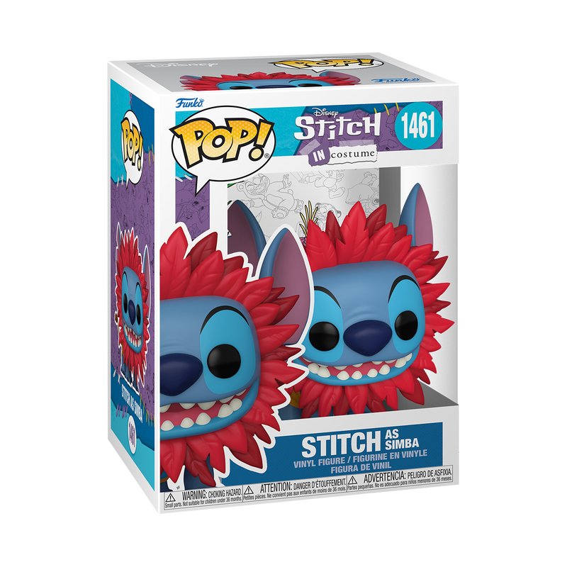 1461 Funko POP! Disney Stitch in Costume - Stitch as Simba