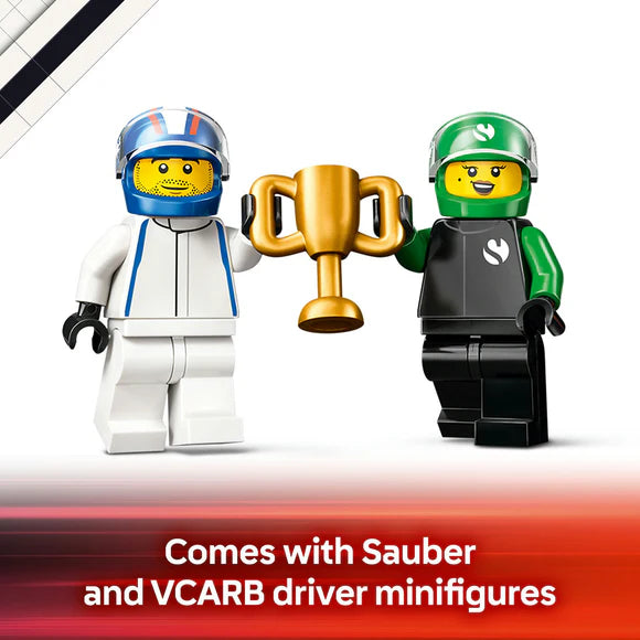 60474 LEGO® City F1® Grid with VCARB & Sauber Race Cars