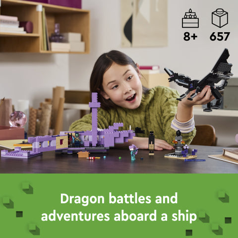 LEGO® Minecraft® The Ender Dragon and End Ship Toy Set 21264