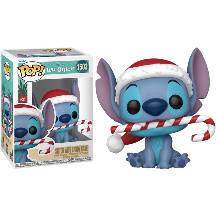 1502 Funko POP! Lilo & Stitch Holiday - Stitch with Candy Cane