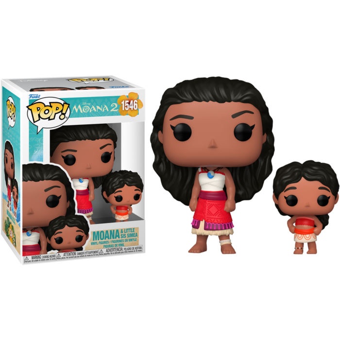 1546 Funko POP! Moana 2 - Moana & Little Sis Simea