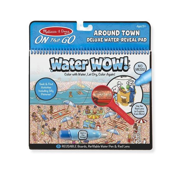 9457 Melissa & Doug Water Wow! Around Town Deluxe Water-Reveal Pad