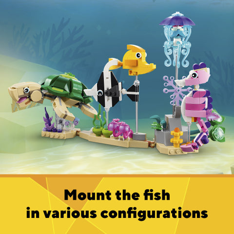 LEGO® Creator 3-in-1 Sea Animals Building Toy Set 31158