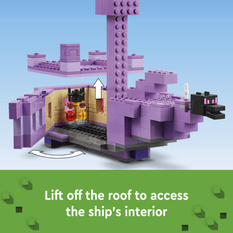 LEGO® Minecraft® The Ender Dragon and End Ship Toy Set 21264