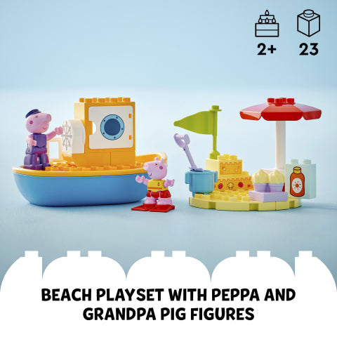 LEGO® DUPLO® Peppa Pig Boat Trip Toy for Toddlers 10432